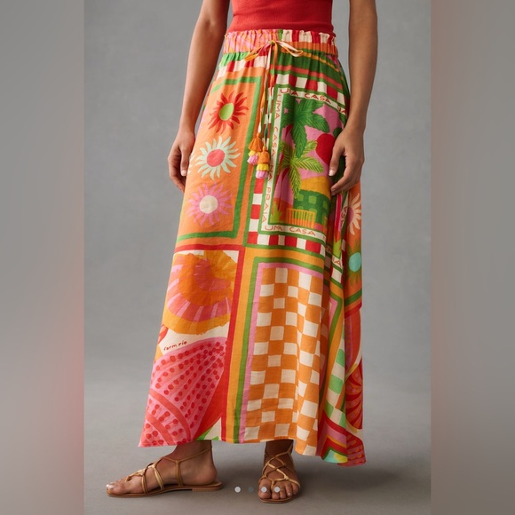 NWOT Farm Rio Vibrance Maxi Skirt // Size M - Picture 3 of 4